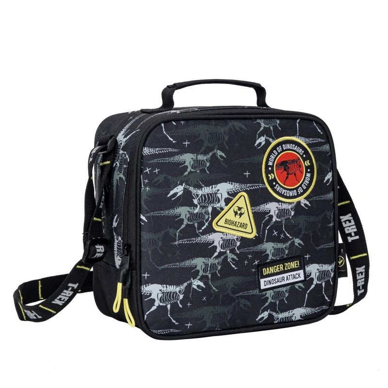 Термо чанта за храна T-rex Danger Zone, 22 x 21 x 11 cm, Многоцветен