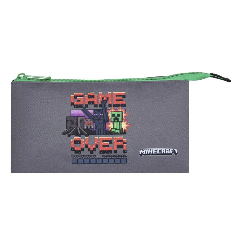 Ученически плосък несесер Minecraft Game over