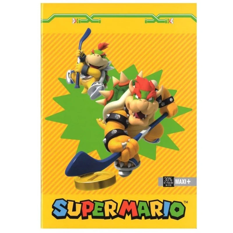 Тетрадка А4 Super Mario Sport, 50 листа, Асортимент, 3 вида