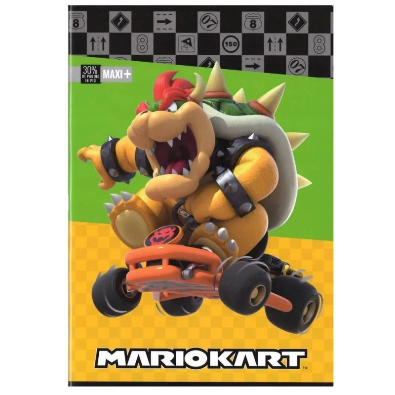 Тедрадка А4 Super Mario Mariocart Red, 40 листа, Асортимент, 3 вида