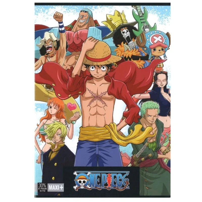 Тедрадка А4 One Piece Luffy, 40 листа, Асортимент, 3 вида