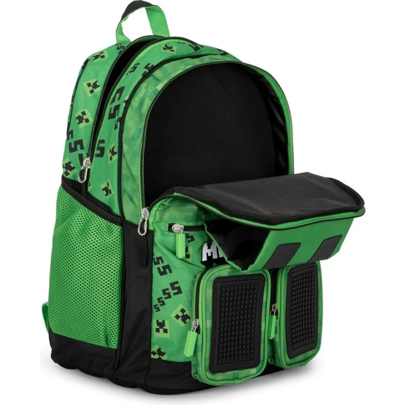 Ученическа раница Minecraft Pixels, 36 x 47 x 23 cm, Многоцветен