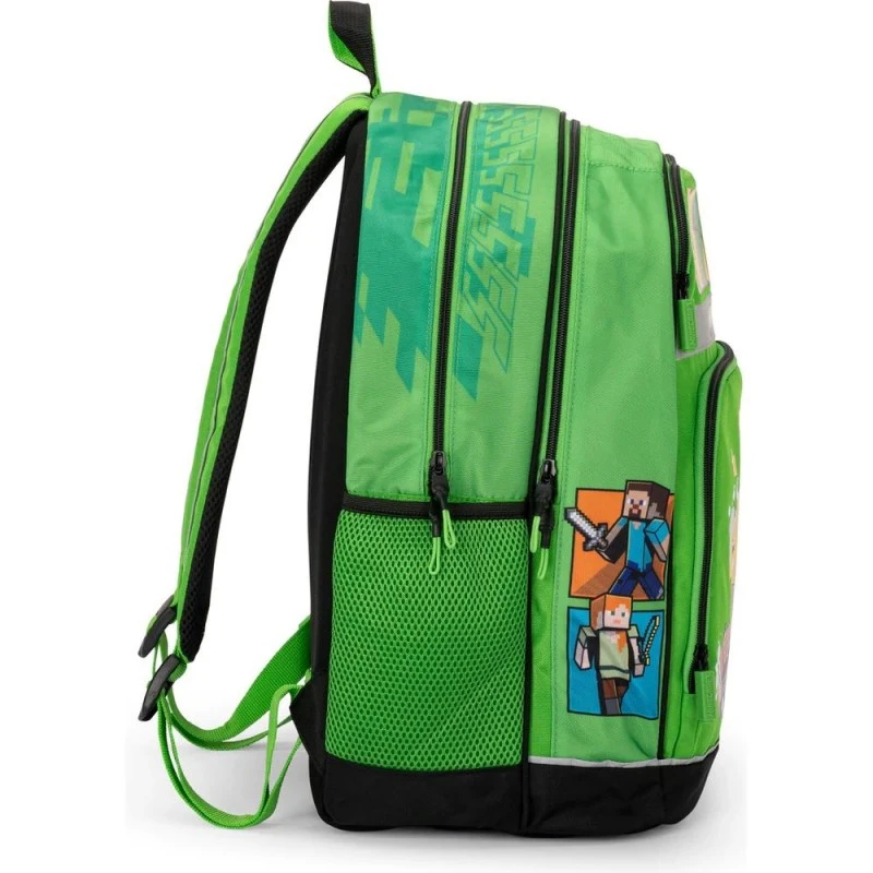 Ученическа раница Minecraft Jolly, 36 x 47 x 23 cm, Многоцветен