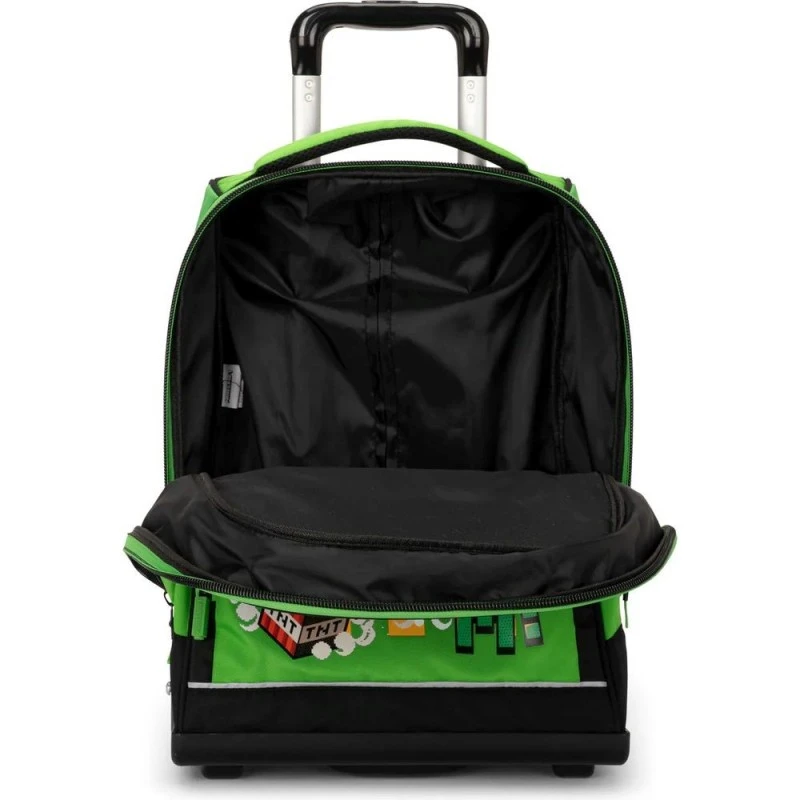 Ученическа раница на колела Minecraft Premium Jolly, 36 x 47 x 23 cm, Многоцветен