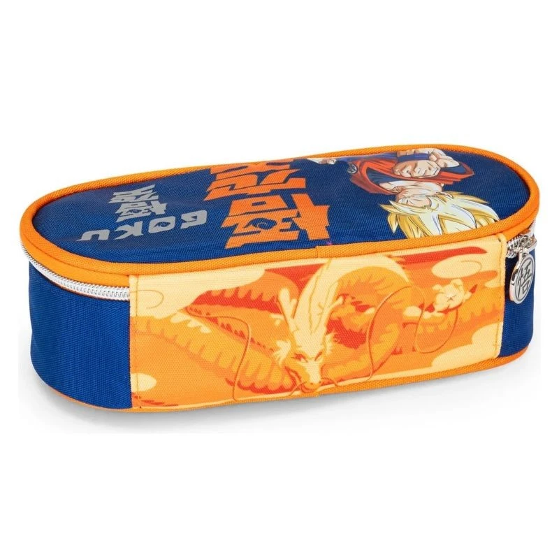 Ученически овален несесер Dragon Ball Goku Blue/Orange