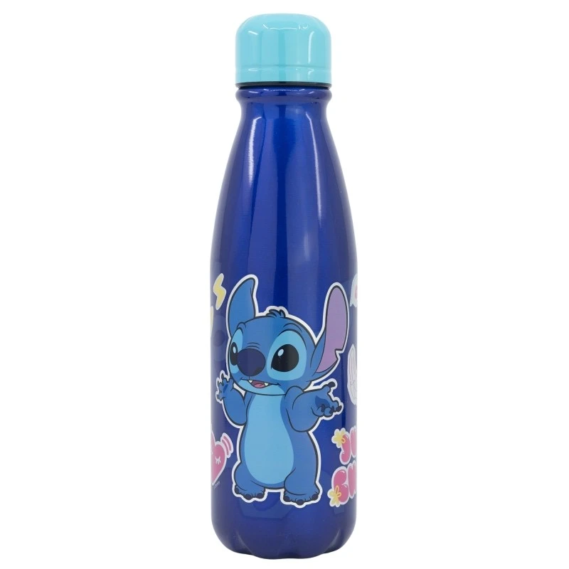 Алуминиева бутилка Stitch, 600 ml, Син