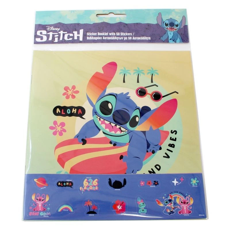 Албум със стикери Stitch 50 бр.