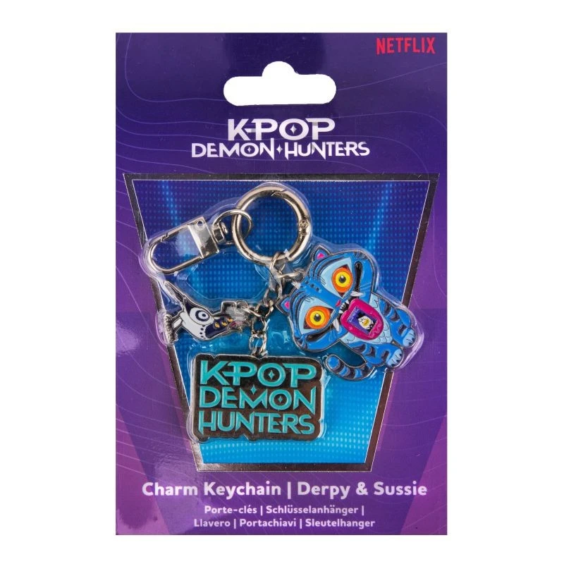 Ключодържател K-Pop Demon Hunters Derpy&Sussie с висулка