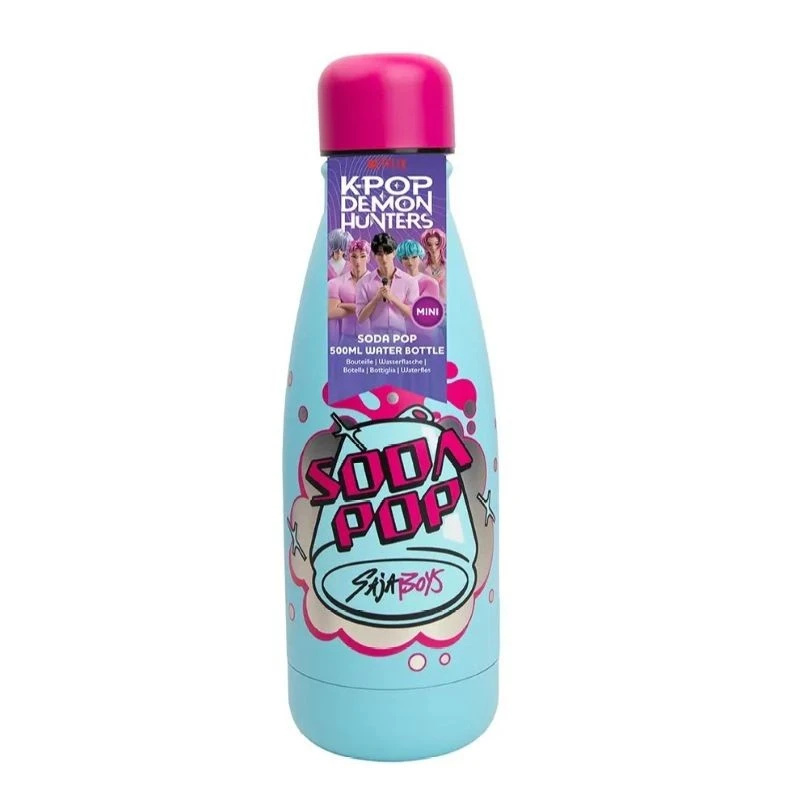 Мини бутилка за вода KPop Demon Hunters, Soda Pop - 500ml