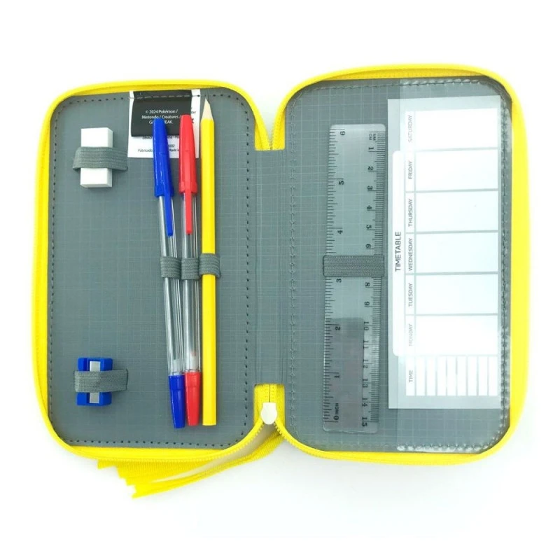 Несесер с 3 отделения и съдържание Pokemon