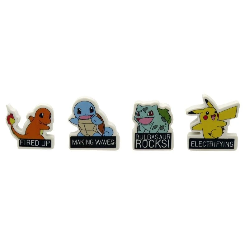Сет от 4 гумички Pokemon
