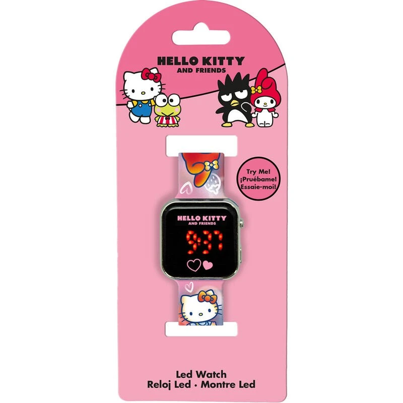 LED часовник Hello Kitty