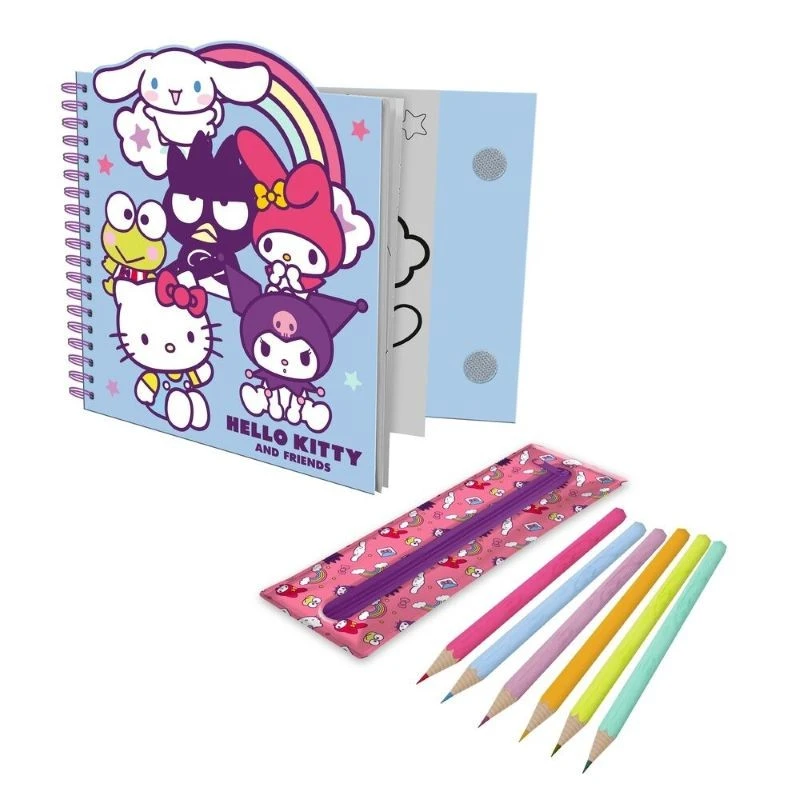 Творчески комплект Hello Kitty с тетрадка