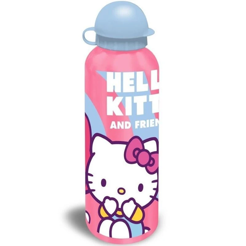Алуминиева бутилка Hello Kitty 500 ml, 3 вида, асортимент