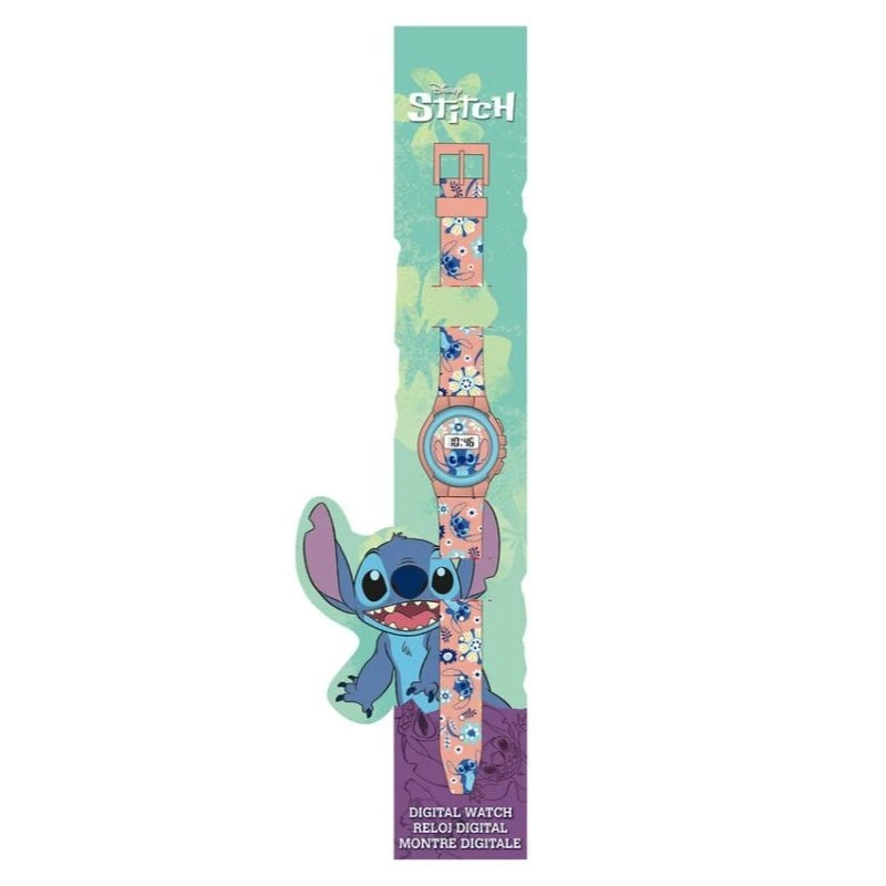 Детски дигитален часовник Stitch