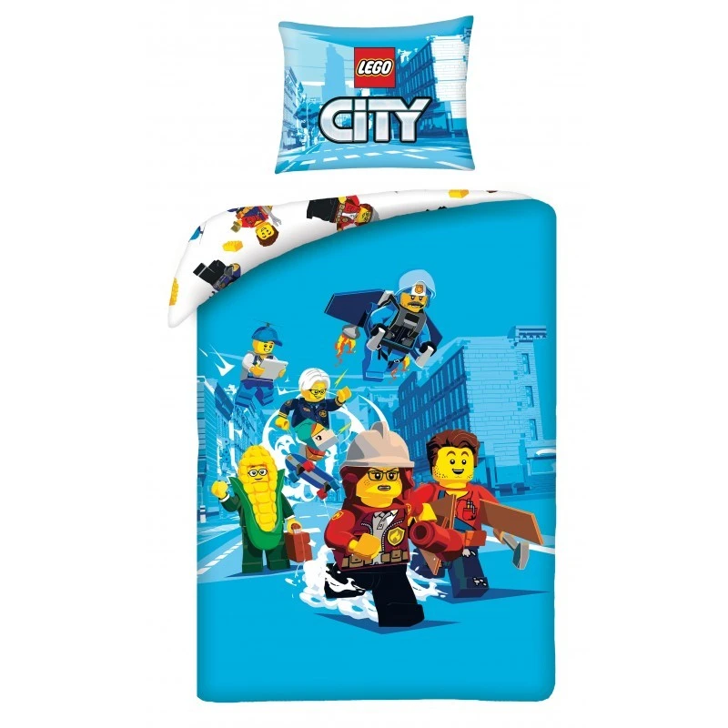 Детски спален комплект LEGO City Blue