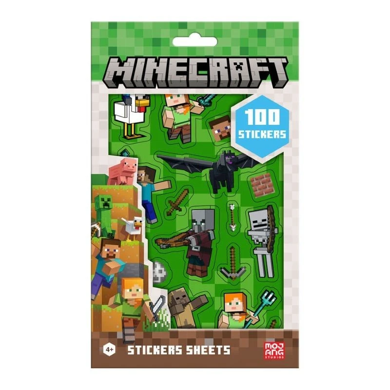 Сет от стикери Minecraft - 100 броя