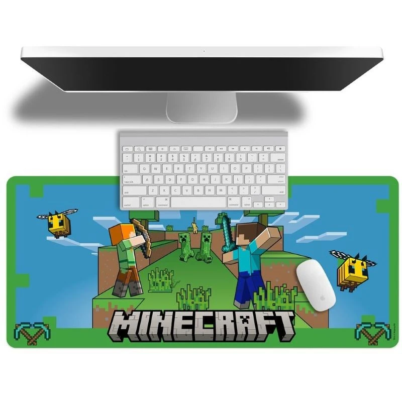 Подложка за бюро Minecraft Steve and Alex