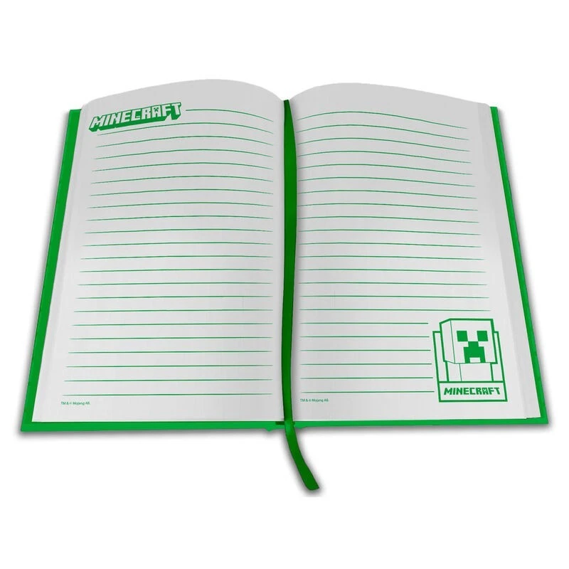 Тефтер с LCD часовник Minecraft