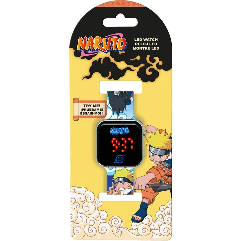 LED часовник Naruto