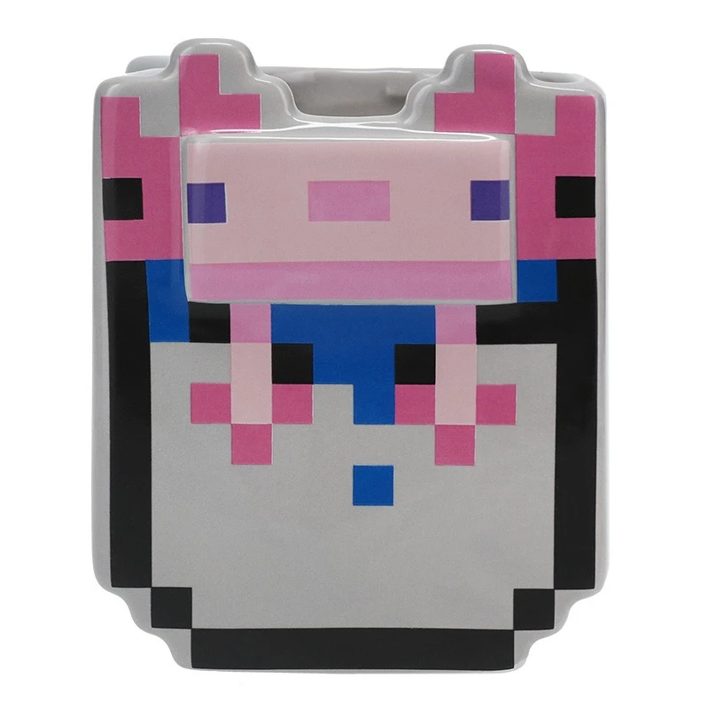 Чаша Minecraft Axolotl, 400 ml, Сив