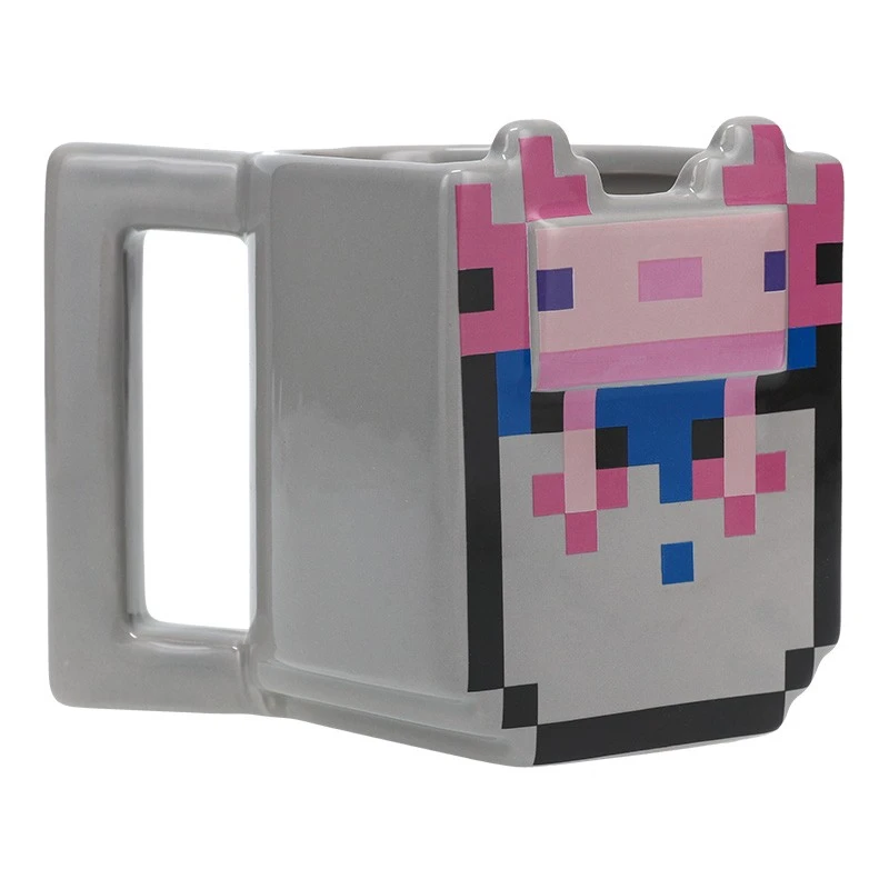 Чаша Minecraft Axolotl, 400 ml, Сив