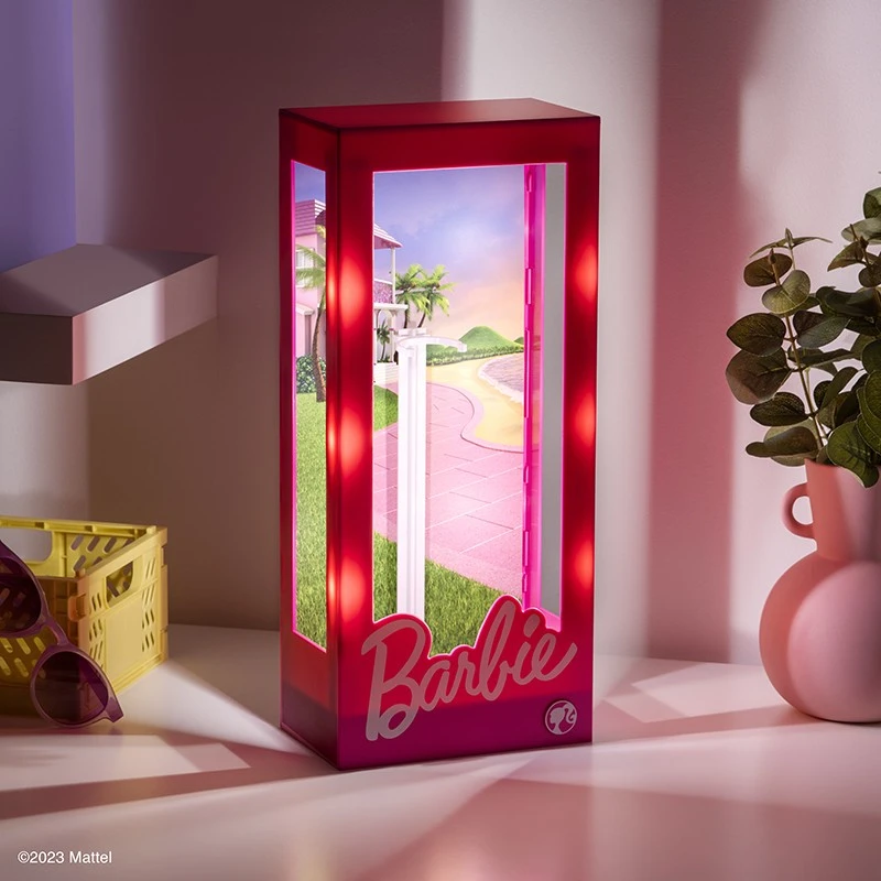 Лампа Barbie Doll Display Case, 34 cm, Розов