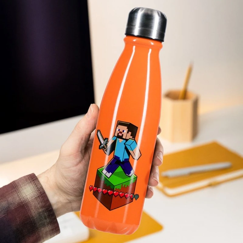 Алуминиева бутилка Minecraft 600ml