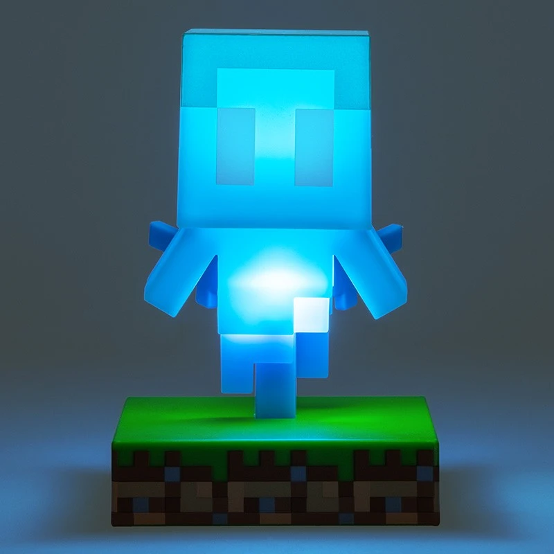 Лампа Minecraft Allay Icon, 11 cm, Син