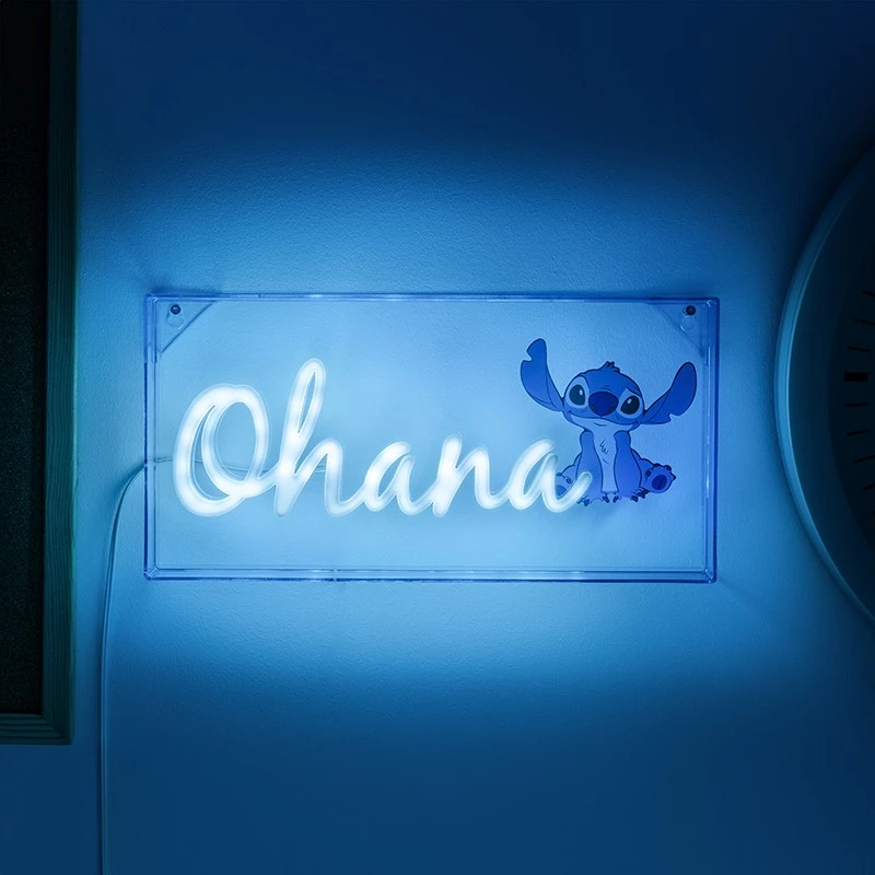 LED неонова лампа Stitch Ohana