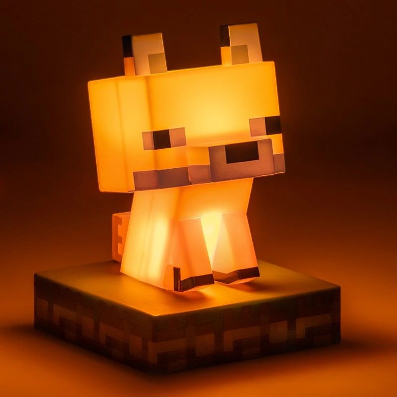 Лампа Minecraft Fox Icon, 11 cm, Оранжев