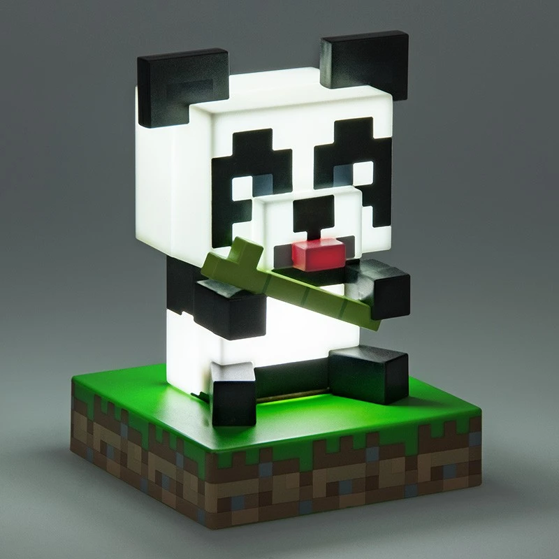 Лампа Minecraft Panda Icon, 11 cm, Многоцветен