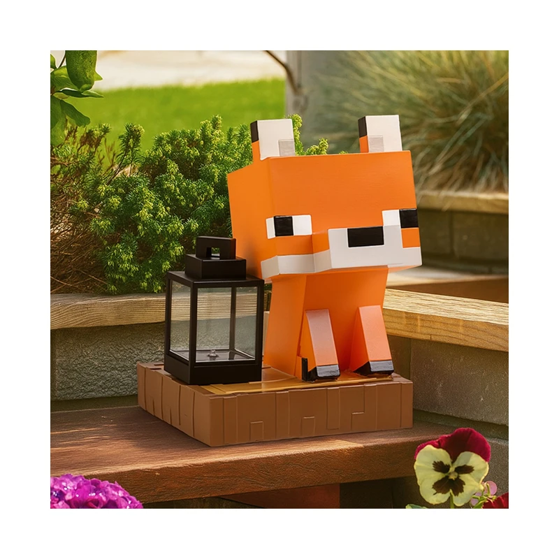 Соларна градинска лампа Minecraft Fox