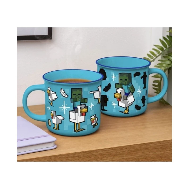 Термочувствителна чаша Minecraft Chicken Jockey 350ml