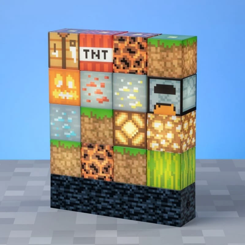 Лампа Minecraft Block Building Cubes