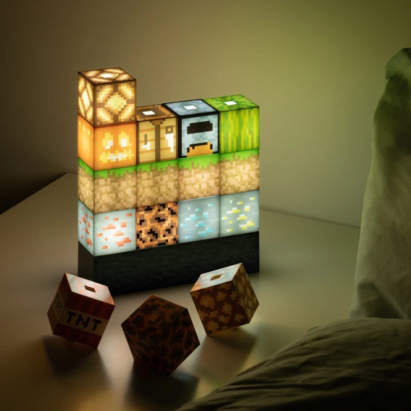 Лампа Minecraft Block Building Cubes