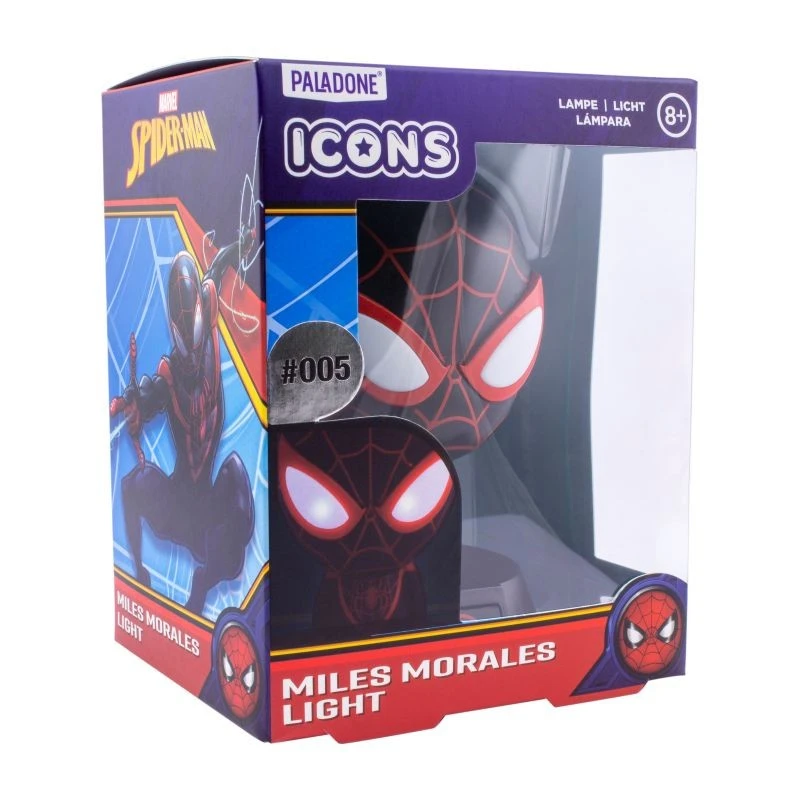 Лампа Spiderman Miles Morales Icon