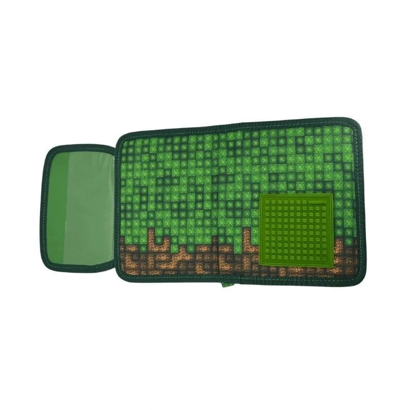 Ученически несесер Pixie Crew Explorer без съдържание, 14.5 x 19 x 3 cm, Многоцветен