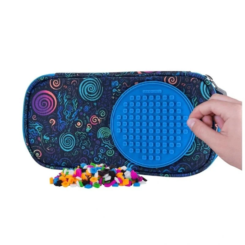 Ученически несесер Pixie Crew Spiral Magic, 11 x 22 x 5 cm, Многоцветен