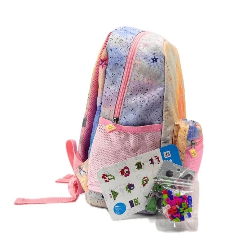 Раница за детска градина Pixie Crew Pink Glitternox, 27 x 34&nbsp;x 15 cm, Розов