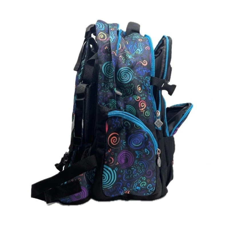 Ученическа раница Pixie Crew Spiral Magic ергономична, 30 x 38 x 12 cm, Многоцветен
