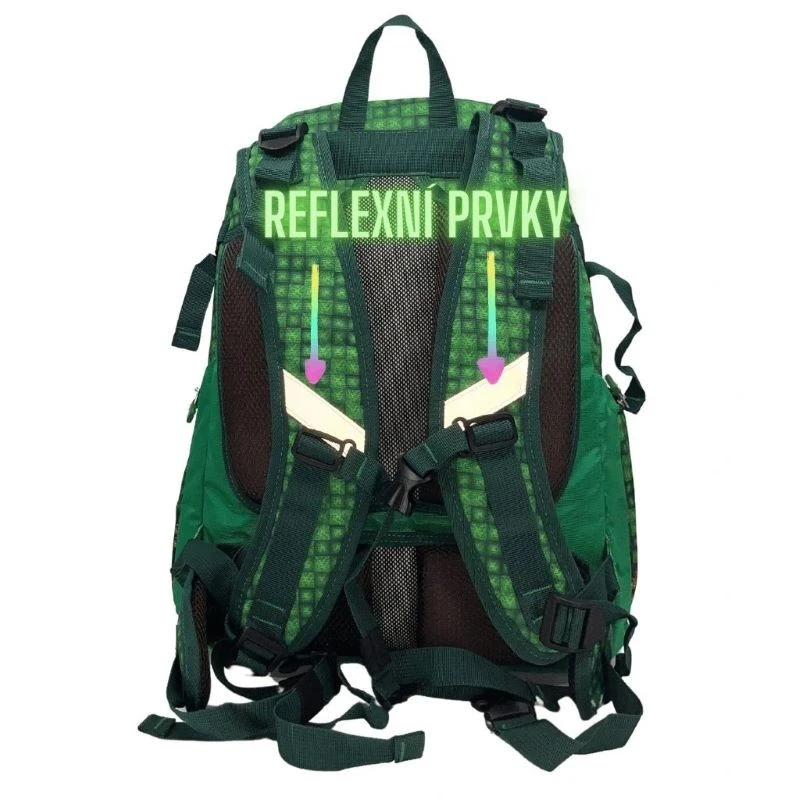 Ученическа раница Pixie Crew Explorer ергономична, 30 x 38 x 12 cm, Многоцветен