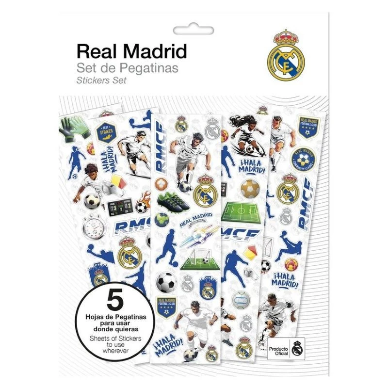Комплект стикери Real Madrid 5 листа