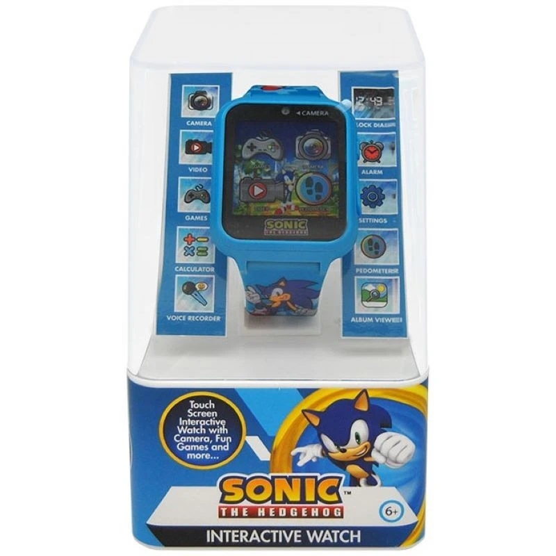 Детски нтерактивен часовник Sonic, Smart, 10 функции,  Многоцветен