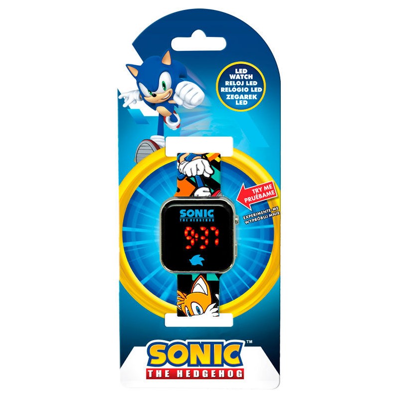 Детски часовник Sonic Action. LED. Многоцветен