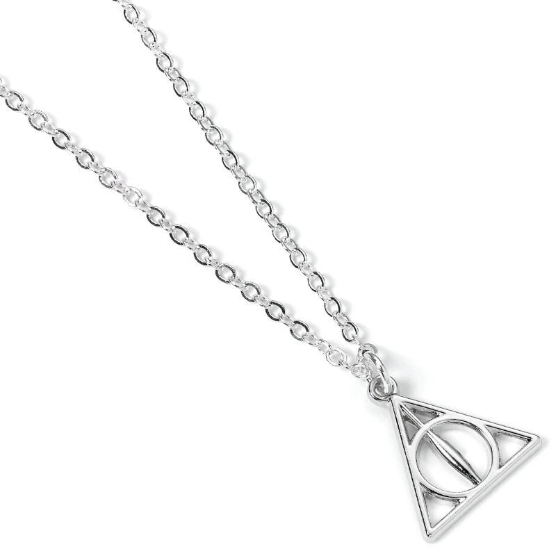 Колие Harry Potter Deathly Hallows, 40 см, Сив