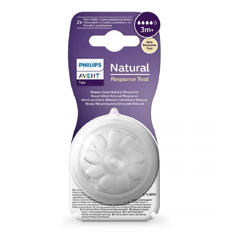 Биберони Natural Response SCY964/02 Поток 4, 3м+