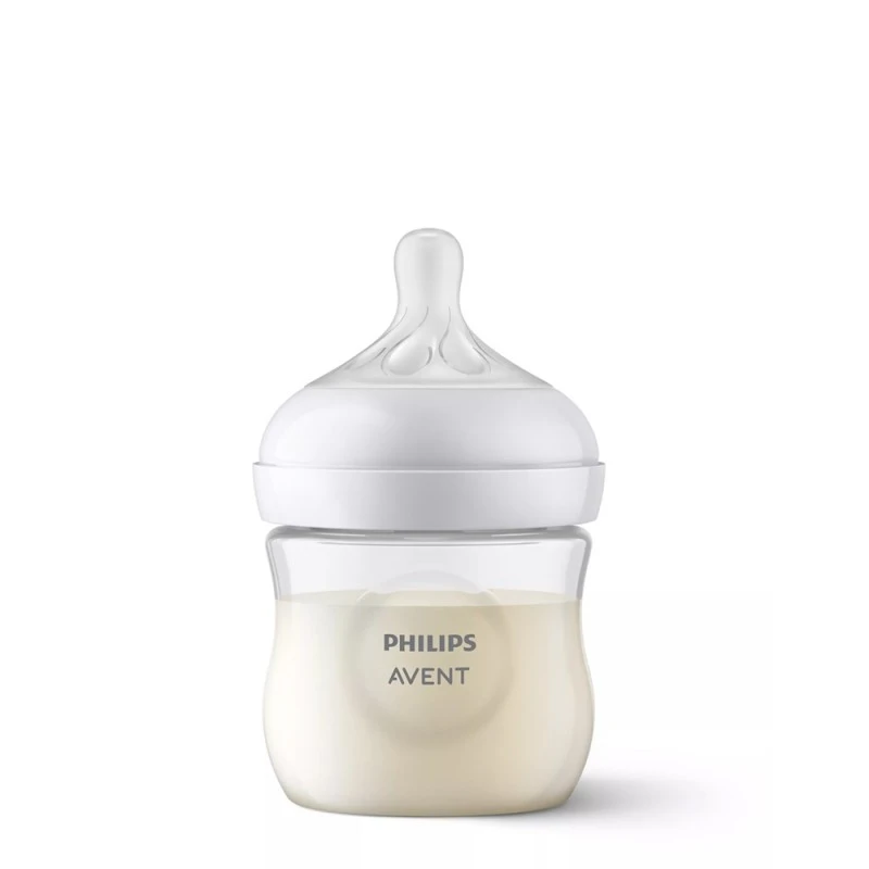 Комплект за новородено Natural Response SCD837/12 с 3 шишета и четка за шишета 0м+