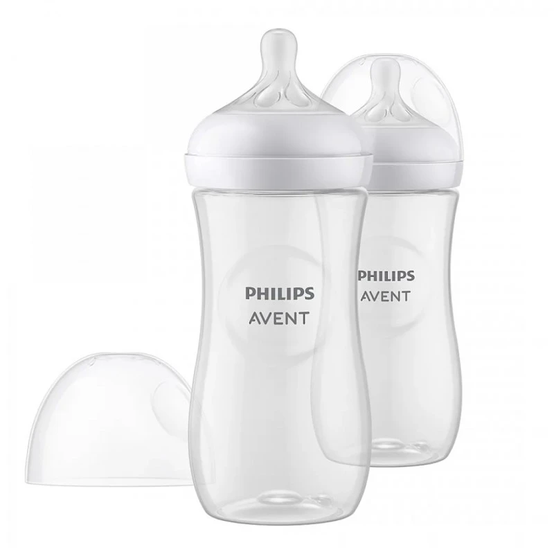 Philips Avent ШИШЕ Natural Response 3.0 с биберон 3м+, 2 x 330мл