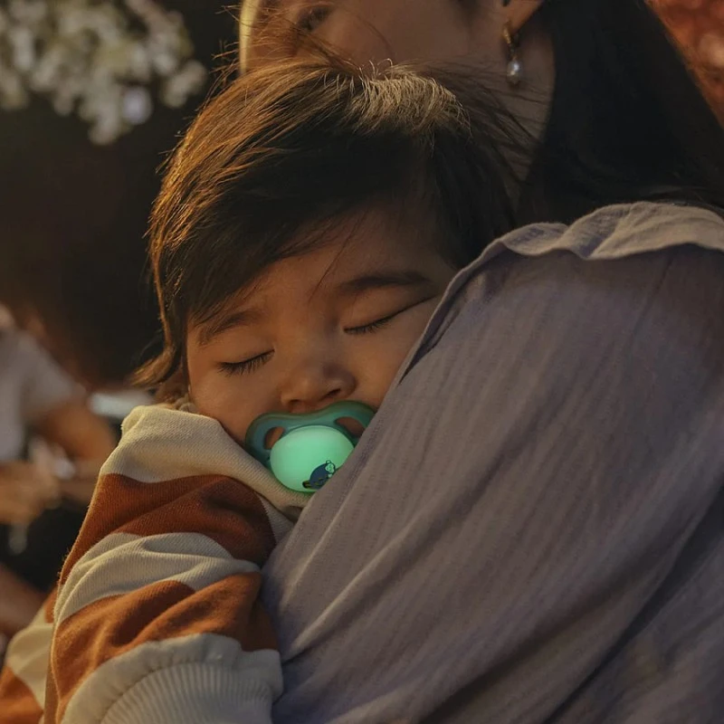 Philips Avent ЗАЛЪГАЛКИ - ULTRA AIR NIGHT + стерил. кутия (6-18м) хамелеон/маймунка, син